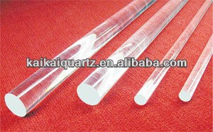 quartz crystal rod for optical fiber