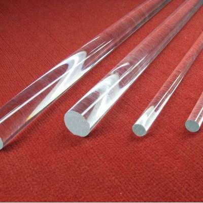 high quality clear quartz optical rod OD3 mm /quartz glass solid cylinder rod