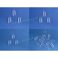 clear U shape quartz glass tube/U bending quartz tube 01