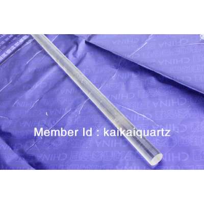 high light transmission od 3mm quartz clear glass rod